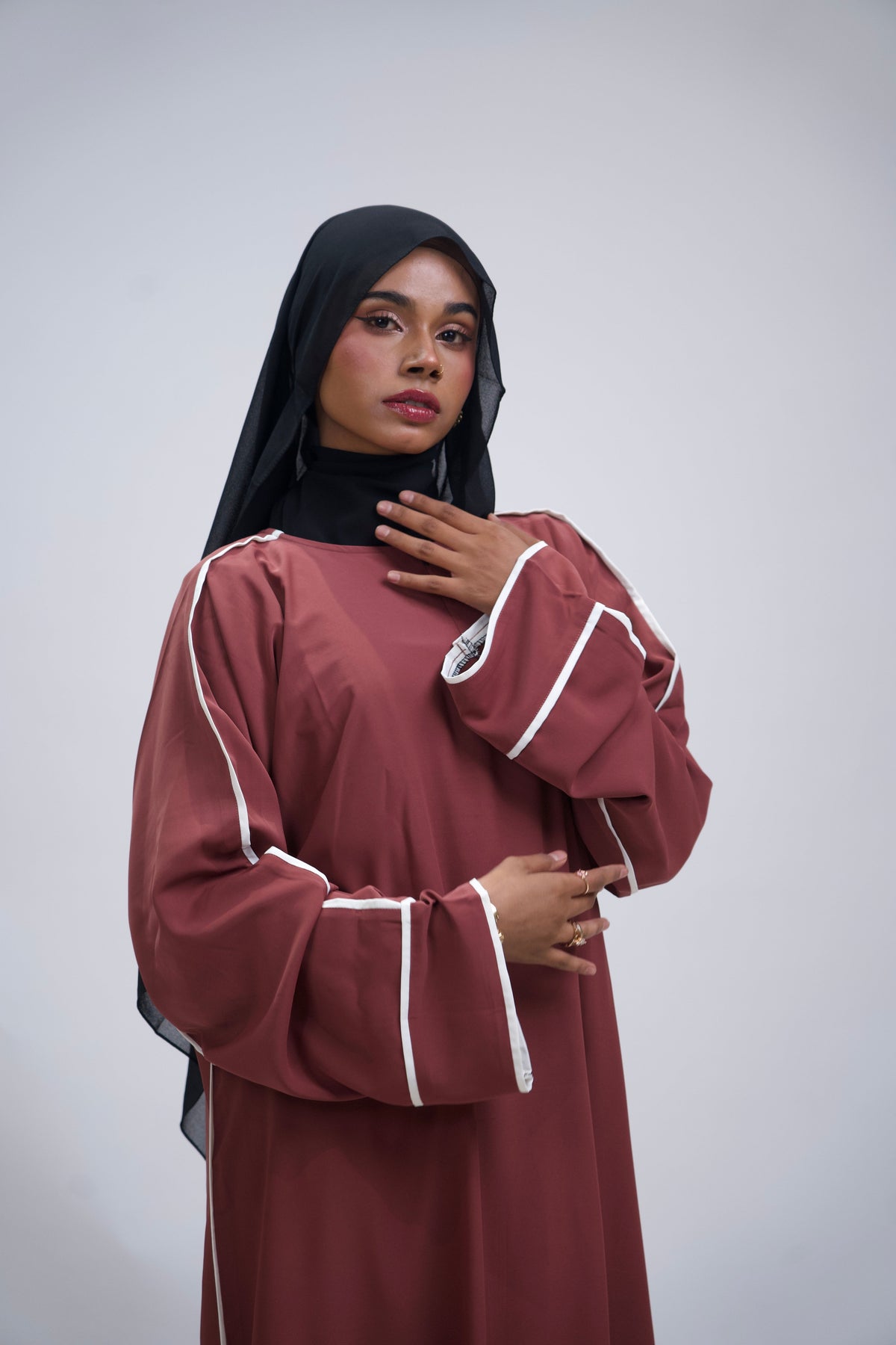 BASIC ABAYAH - FRONT ZIP