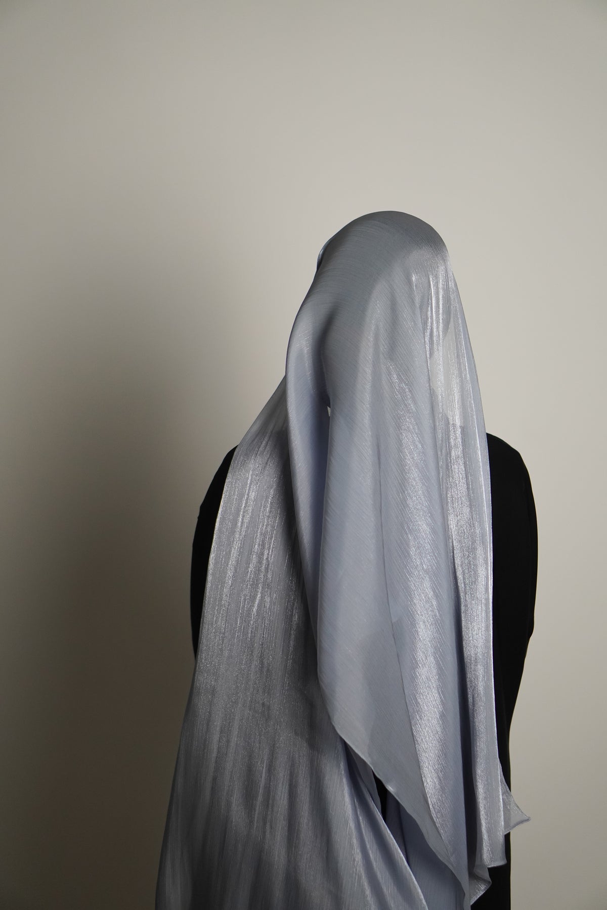 Premium Organza Hijab - Baby Blue