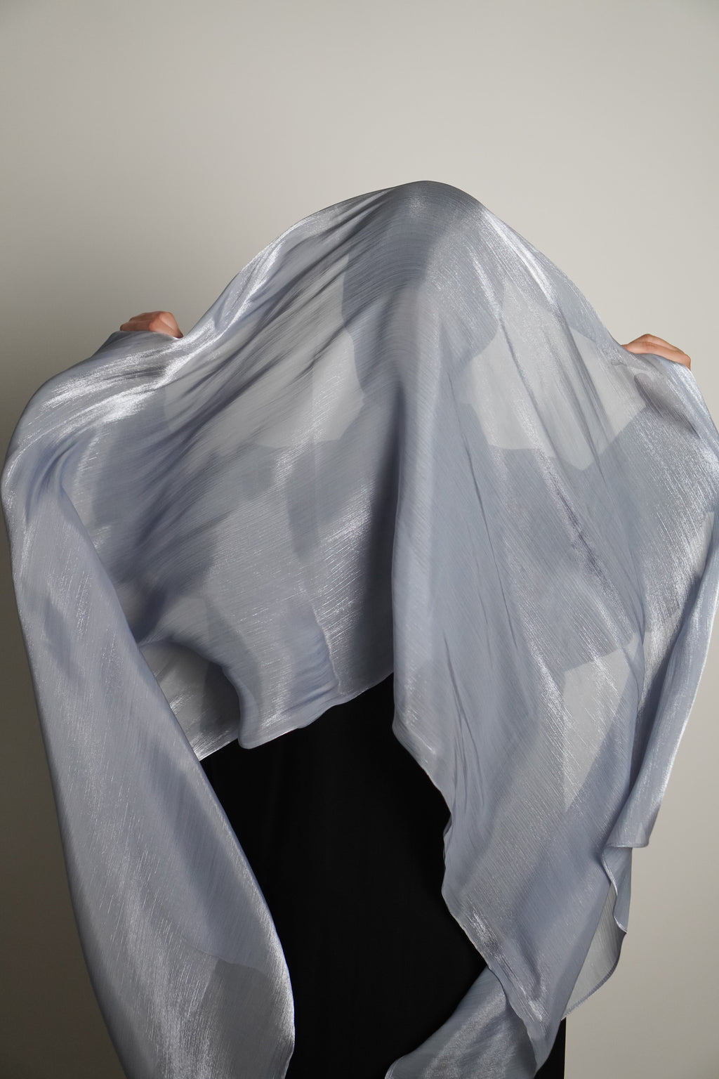 Premium Organza Hijab - Baby Blue