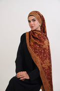 Pashmina Hijab - Kesariya