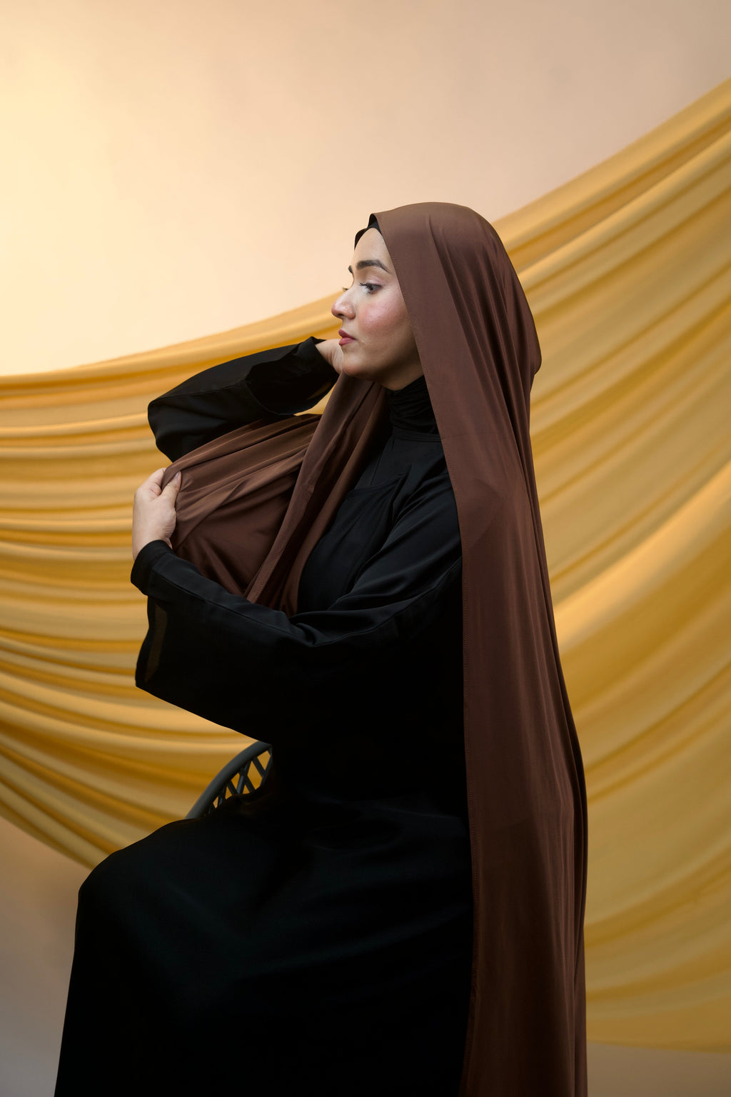 Premium Liquid Jersey - Chocolate Brown