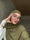 Instant Hijab - Olive Green