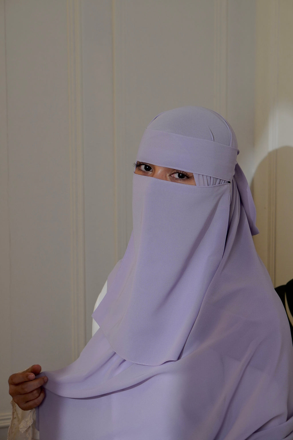 Matching Niqab Set - Lilac
