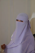 Matching Niqab Set - Lilac