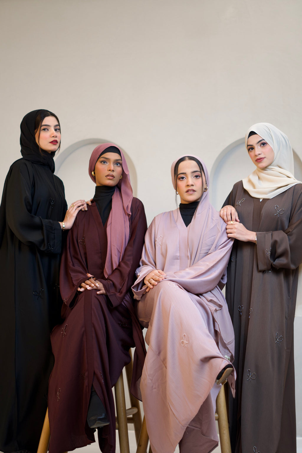 COQUETTE ABAYAH - CHOCOLATE BROWN
