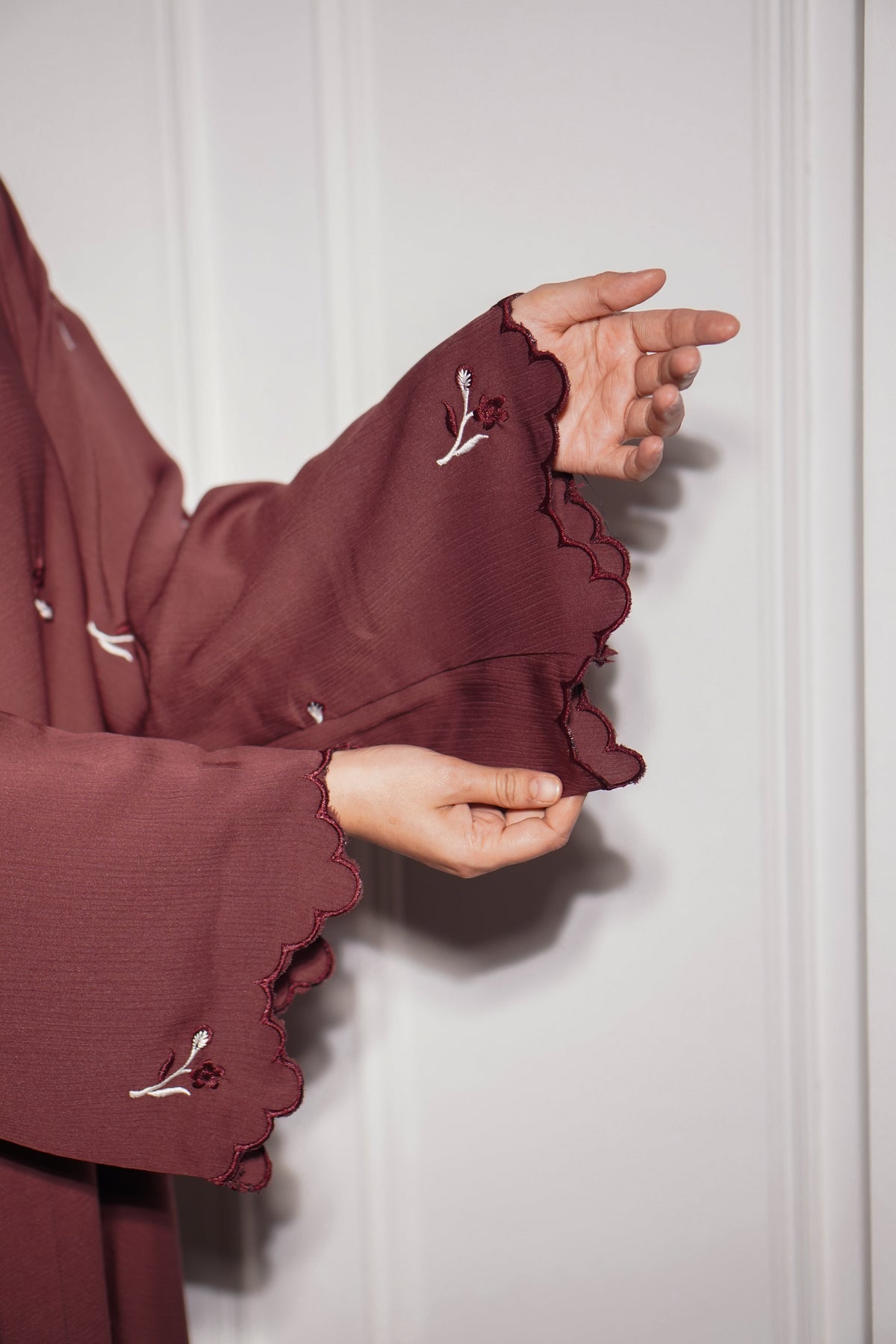 Zam Zam Abayah - Rustic Maroon