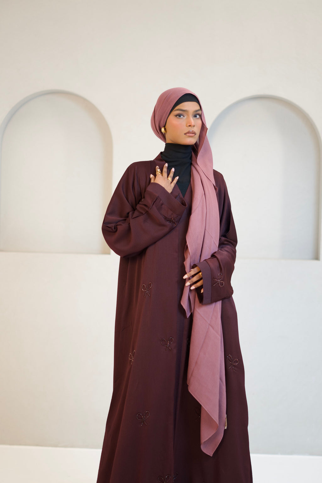 COQUETTE ABAYAH - MAROON