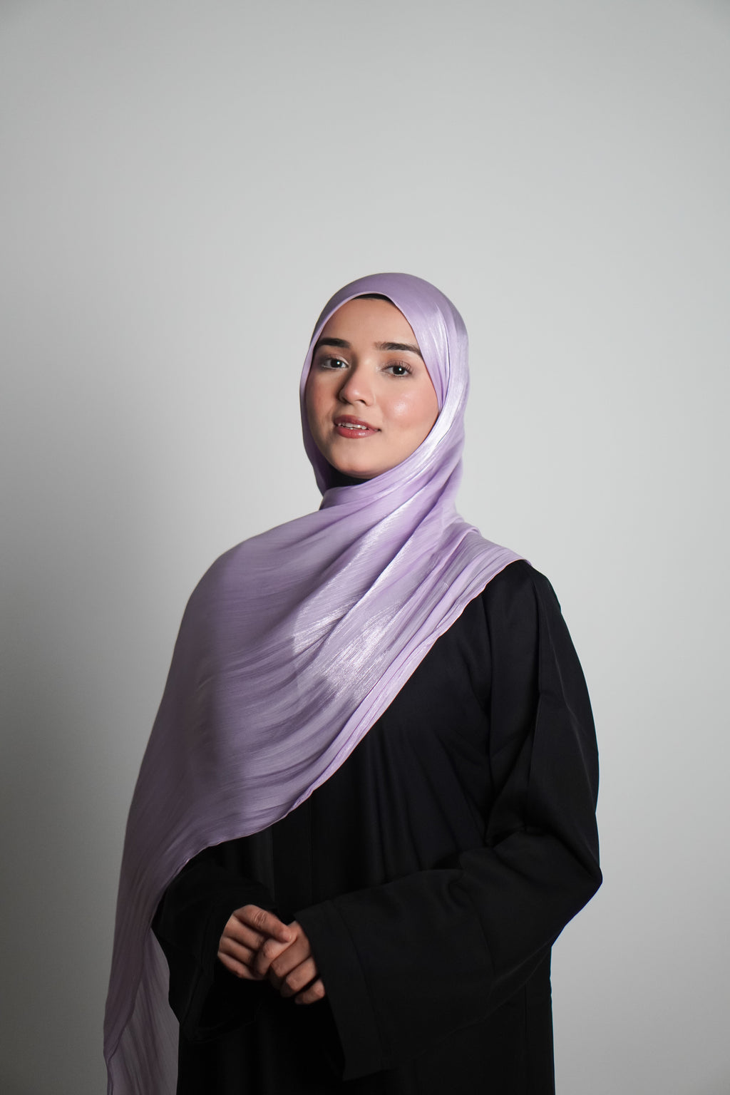 Premium Organza Hijab - Lilac Love