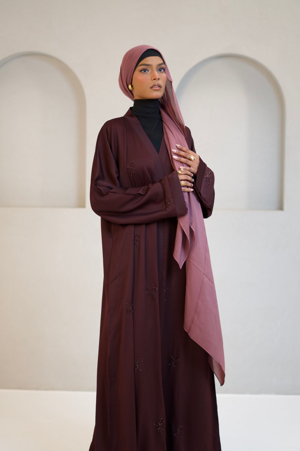 COQUETTE ABAYAH - MAROON