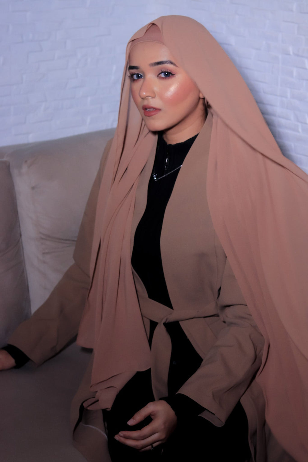 MAGNETIC HIJAB - SALMON