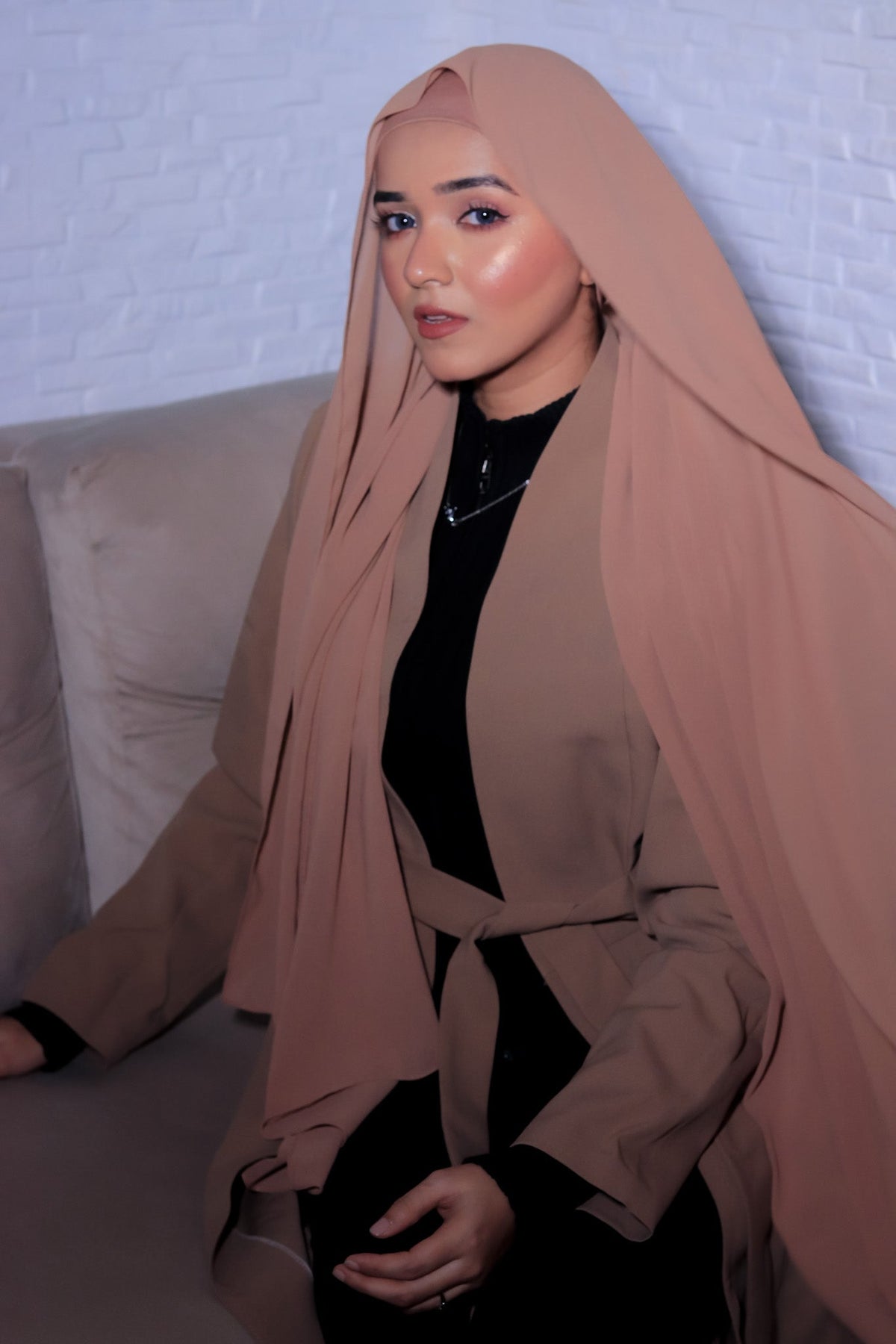 MAGNETIC HIJAB - SALMON